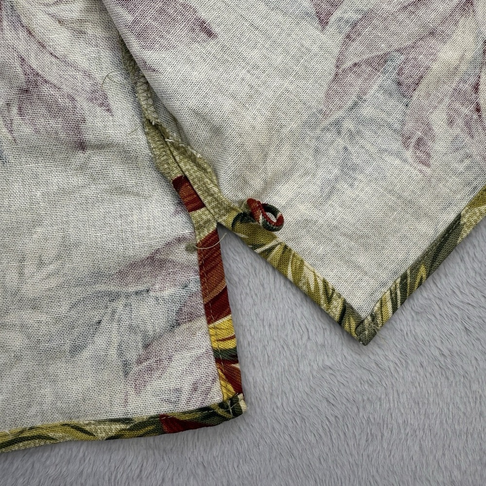 Koret Womens Button Up Shirt Multicolor Hawaiian Short Sleeve Roll Tab 20W‎ NWT - Picture 11 of 13